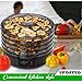 NutriChef Food Dehydrator Machine - Professional Electric Multi-Tier Food Preserver, Meat or Beef Jerky Maker, Fruit & Vegetable Dryer with 5 Stackable Trays