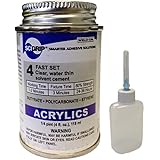Weld-On 4 Acrylic Adhesive - 4 Oz and Weld-On Applicator Bottle with Needle