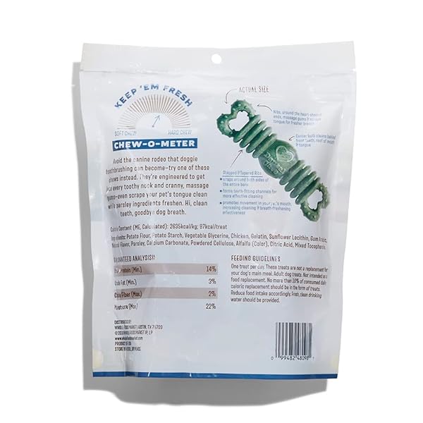 WHOLE PAWS, GRAIN-FREE DOG DENTAL CHEWS, MEDIUM (FOR DOGS 21-50 LBS), 14 OUNCE
