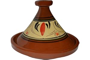 TREASURES OF MOROCCO Moroccan Cooking Tagine Handmade 100% Lead Free Safe Large 12 inches Across Traditional