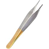 SURGICAL ONLINE T/C Micro Adson Kocher Forceps 4.75" 1x2 Teeth - Tissue Forceps, Fine Point, Premium Quality Tungsten Carbide
