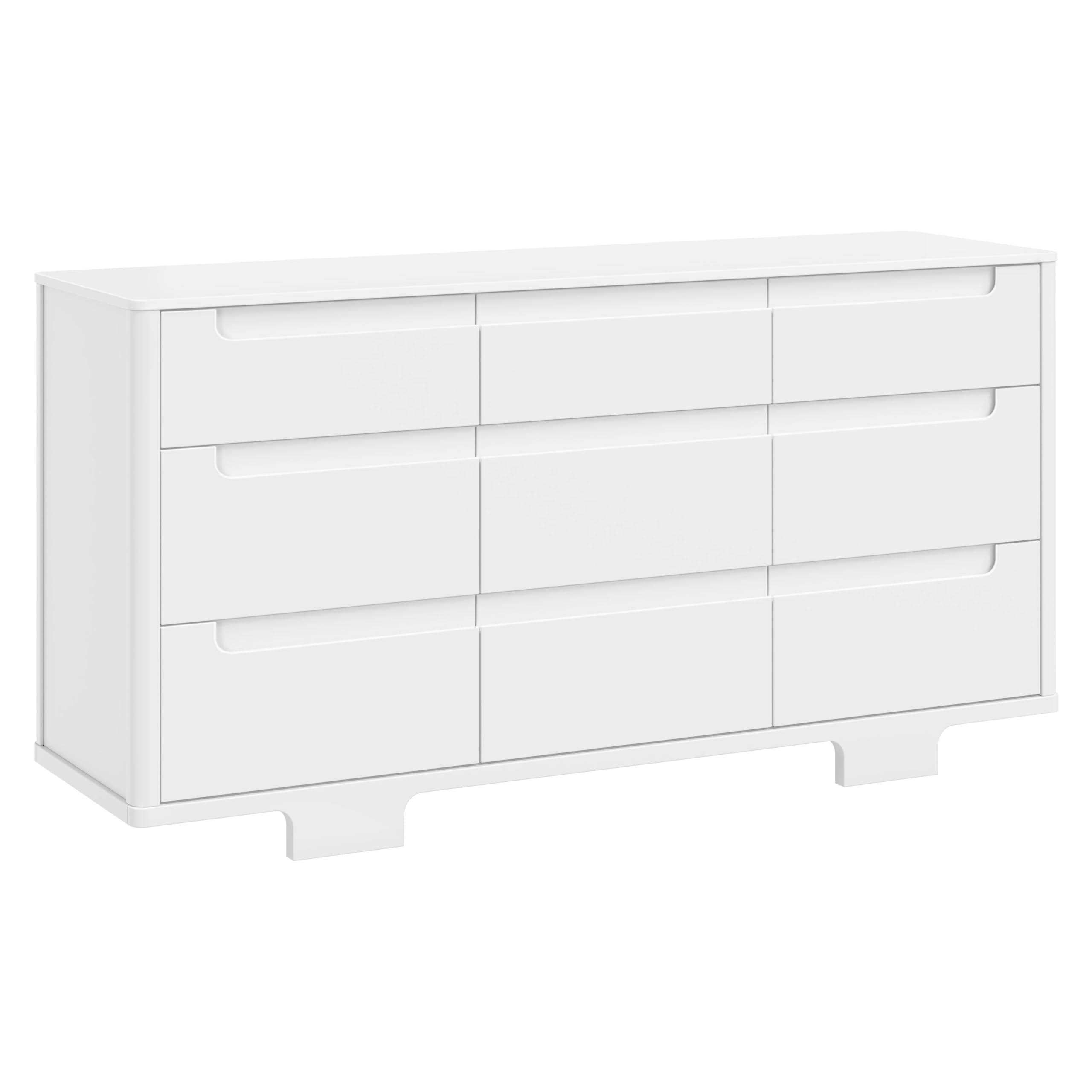 Photo 1 of Babyletto Yuzu 9-Drawer Assembled Dresser in White, Greenguard Gold Certified