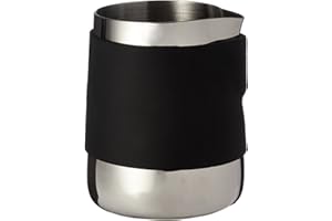 Rattleware Handle Free Stainless Steel Macchiato Pitcher - Perfect For Home, Cafe, Restaurant, Hotel, Office, Or Commercial Use - Steaming And Frothing Pitcher (12 Oz)