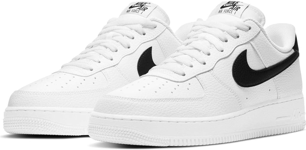 Air force 1 white black swoosh Clearance
