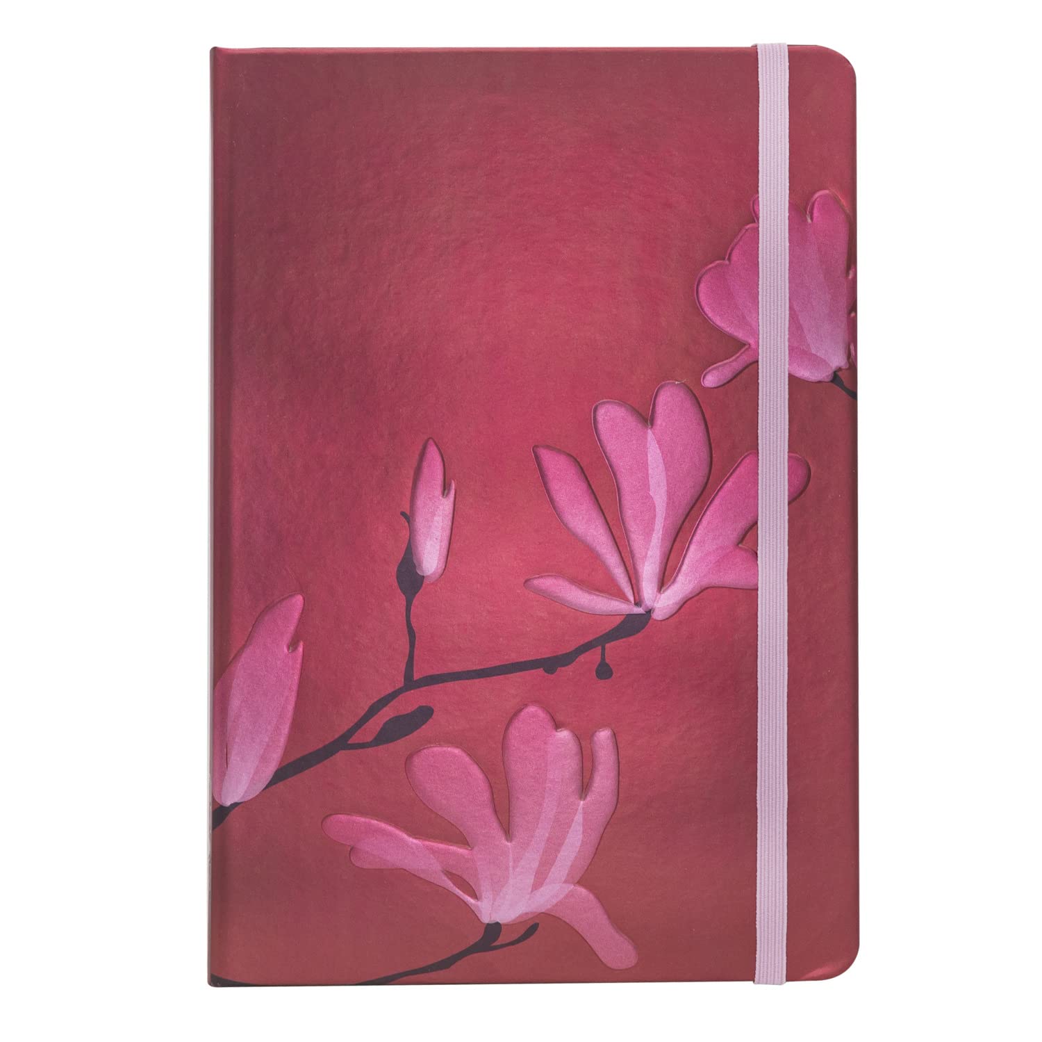Idena 13886-2023 Diary Red Magnolia DIN A5 176 Pages 1 Week on 1 Page Agenda