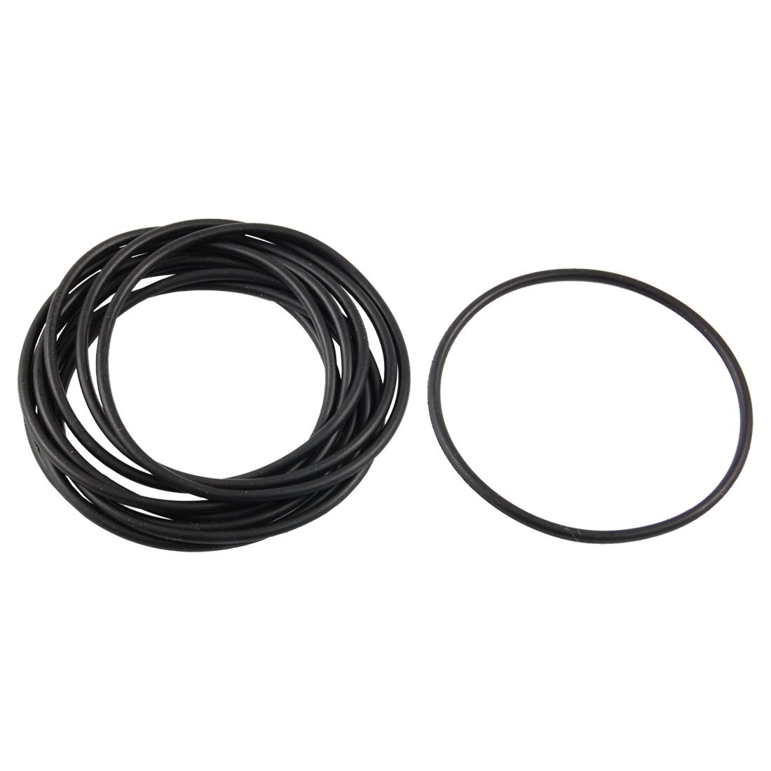 sourcingmap Nitrile Rubber O-Rings 50mm OD 46mm ID 2mm Width, Metric Sealing Gasket for Automotive Machine Plumbing, Pack of 10 — image 1