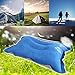 PeakAttacke Versatile Compressible Inflating Camping Pillow Ultralight Backpacking Pillow Portable Lumbar Pillow for Airplane, Beach, Outdoor Sports, Traveling, Hiking and Hunting(Blue)