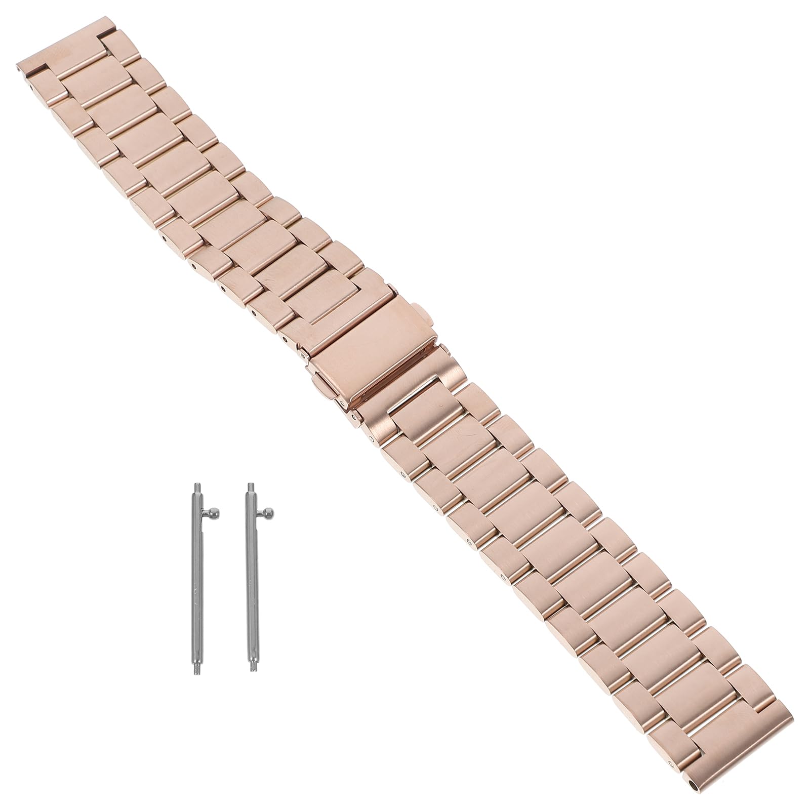 Hemobllo Stainless Steel Watch Bands, Metal Watch Strap, Chain Style Watchband Quick Release Watch Bands for Men Women for Gar min, vivoactive 3