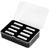 AYINLAB PTFE Magnetic Stirrer Mixer, White Color, Stir Rod Magnetic, Laboratory Bar, Stir Plate Magnet Stick (8 Pieces, 30 mm