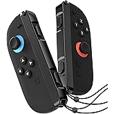 PAWDIARY Switch 2 Wrist Straps for Mouse Mode, 2 PCS Switch 2 Controller Handle Lanyard Attachments Replacement Parts, Black Switch 2 Controller Accessories with Adjustable Wristband
