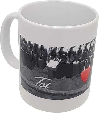 Kalfea Mug Tasse Toi Et Moi Avec Cadenas Rouge En Coeur Impression Panoramique Idee Cadeau Amazon Fr Cuisine Maison
