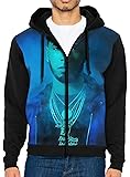 SusanHuling Anuel AA Men Jacket Winter Hooded Coat Full Zip Sweatshirt