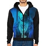 SusanHuling Anuel AA Men Jacket Winter Hooded Coat Full Zip Sweatshirt