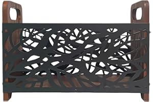 IEUDNS Magazine Holder File Organizer File Storage Basket Magazine Rack for Folders Files, Leaf