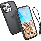 Catalyst Influence Case for iPhone 14 Pro, 2.5X Higher Drop Protection, Fingerprint Resistant, Durable, Easy to Clean and Install, 30% Louder Forward Audio, Lanyard Included Black