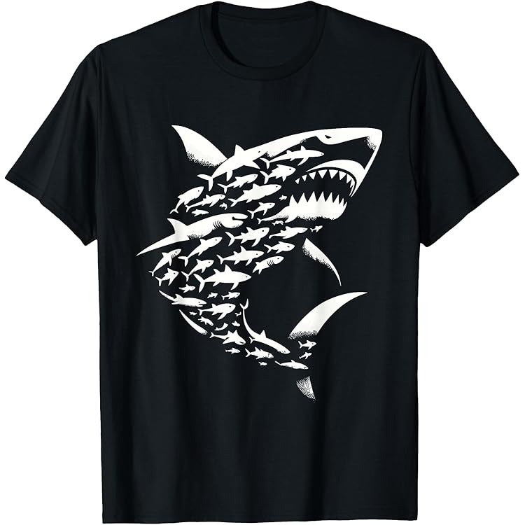 Amazon.com: Retro 80s Shark Clothes Shark Party Kids Women