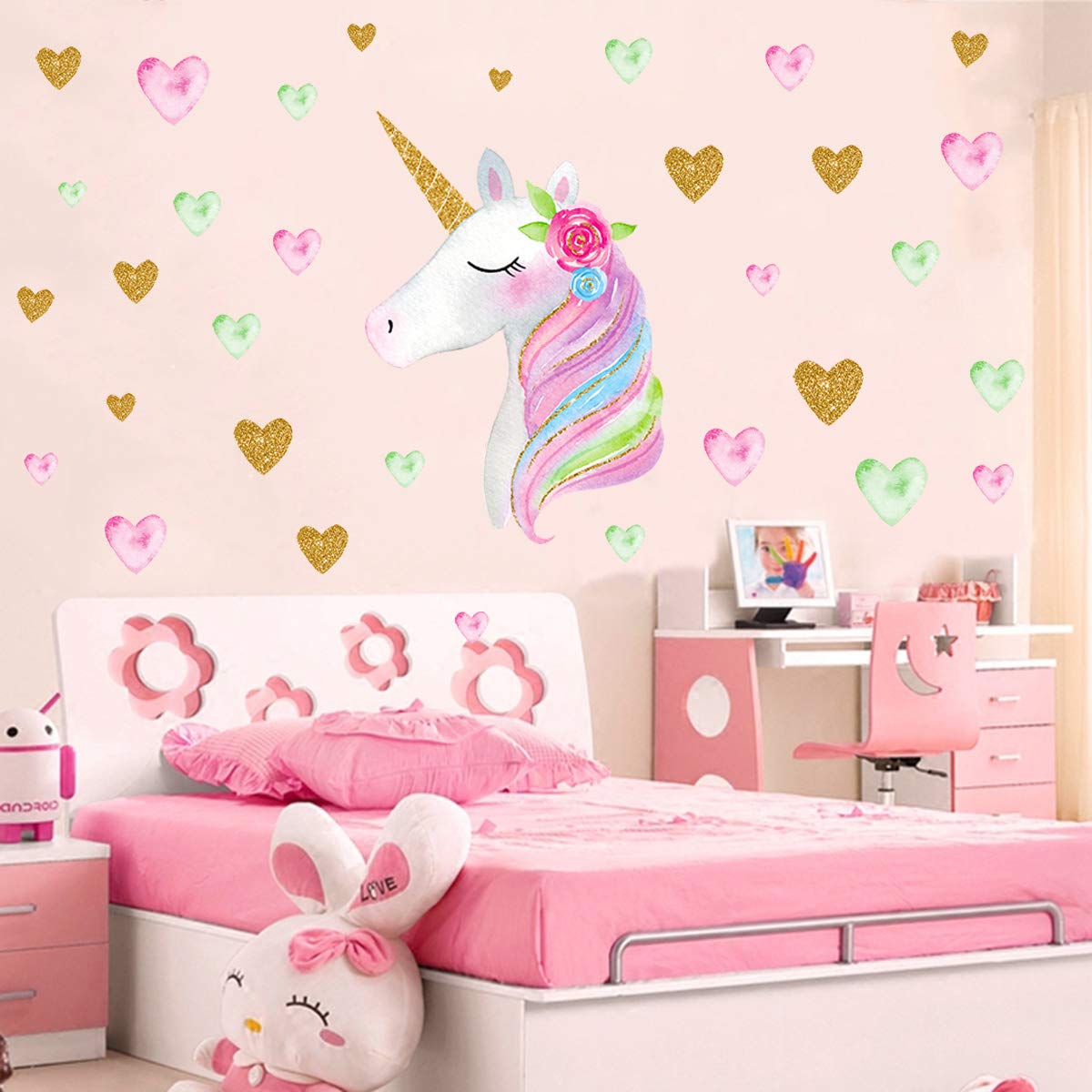 Wyposazenie Domu Kosze Na Smieci Pink Unicorn Girls Room
