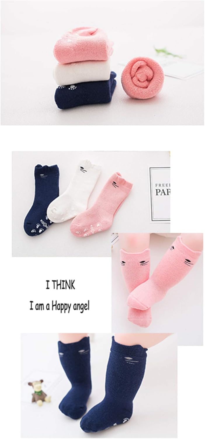 Bebe 3 Paires Enfant Chaussettes En Coton Automne Hiver Chaussette Epais Chaud Respirant Mignonne Socquettes Bas Chaussettes De Sol Hautes Elastique Cadeau De Noel Nouvel An Pour Bebe Fille Garcon Bebe Garcon 0 24m Bebe 3 Paires Enfant Chaussettes En Coton Automne Hiver Chaussette Epais Chaud Respirant Mignonne Socquettes Bas Chaussettes De Sol Hautes Elastique Cadeau De Noel Nouvel An Pour Bebe Fille Garcon Bebe Garcon 0 24m