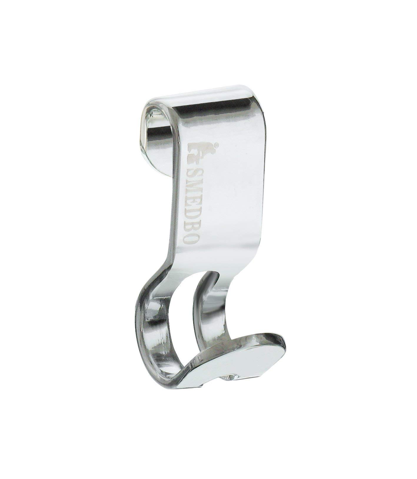 Smedbo "Sideline" Soap Basket Hooks of Stainless Steel, Polished Chrome, 2-Piece, Silver, 2.3 x 1.5 x 4.1 cm