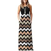 MOLERANI Women's Loose Plain Maxi Dresses Casual Long Dresses with Pockets
