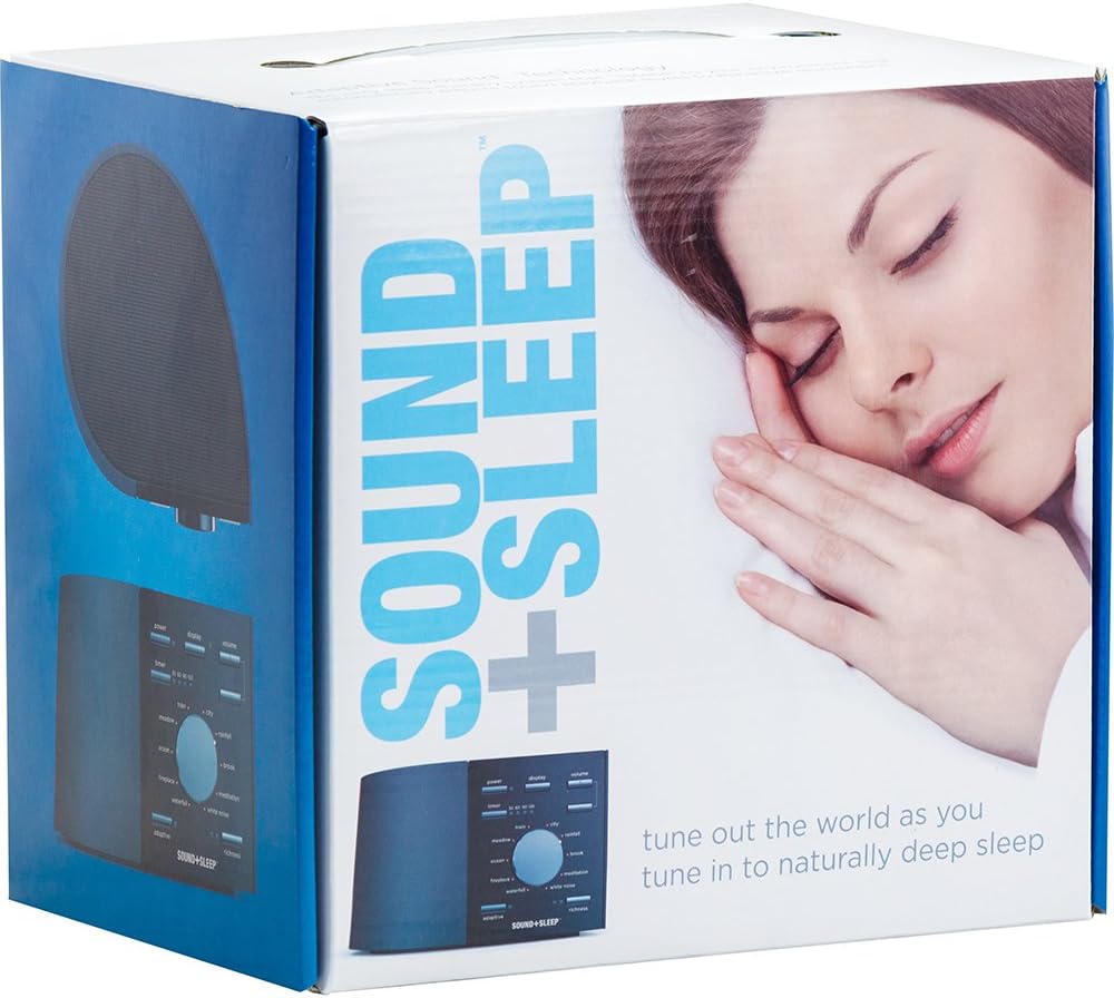 Sound+Sleep High Fidelity Sleep Sound Machine with Real Non-Looping Nature Sounds, Fan Sounds, White Noise, and Adaptive Sound Technology: Home & Kitchen