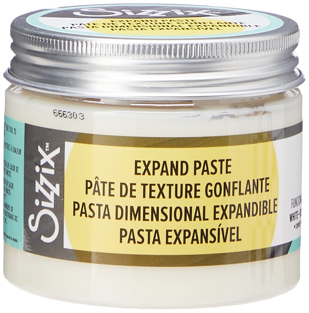 Sizzix Effectz Expand Paste White 150ml, 664570, One Size