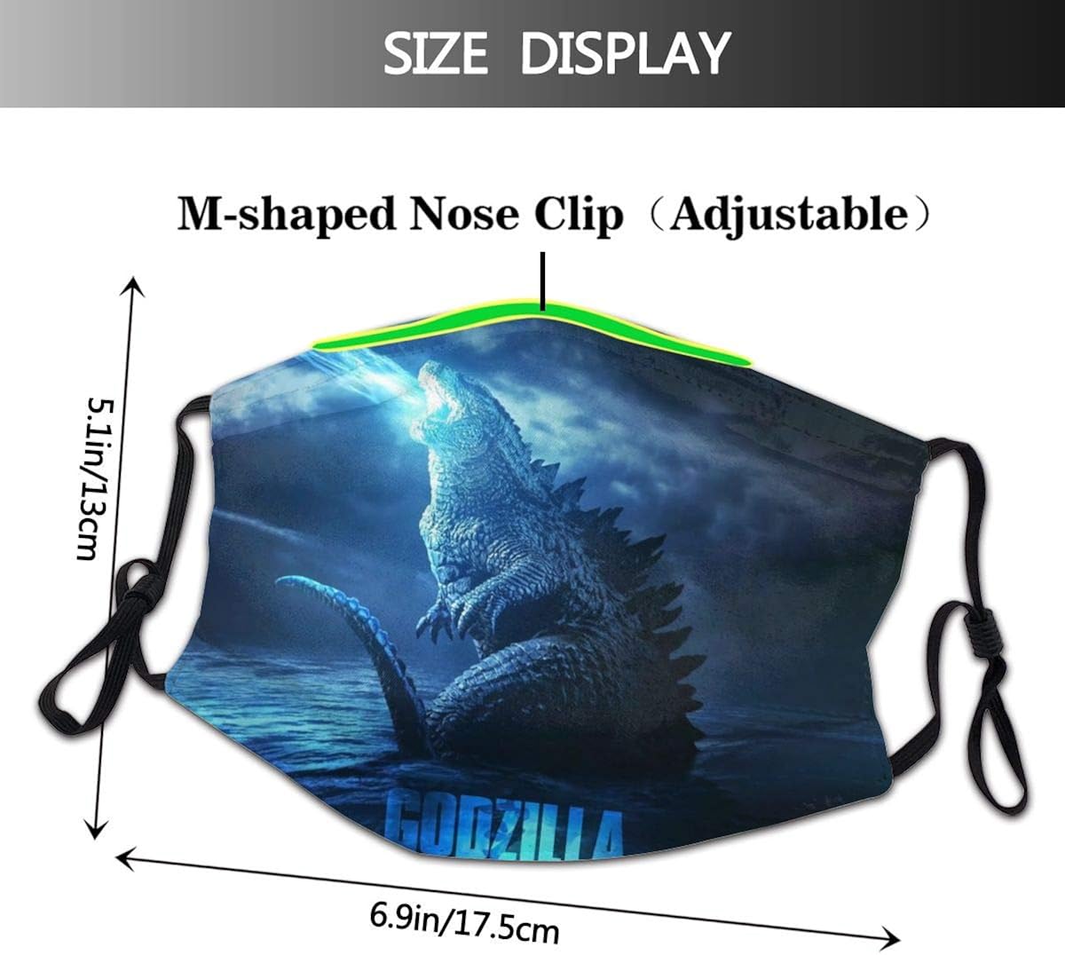 W-onder Woman Mask Boys Girls Protective 5-Layer Activated Carbon Filters M-Shaped Nose Clip: Clothing