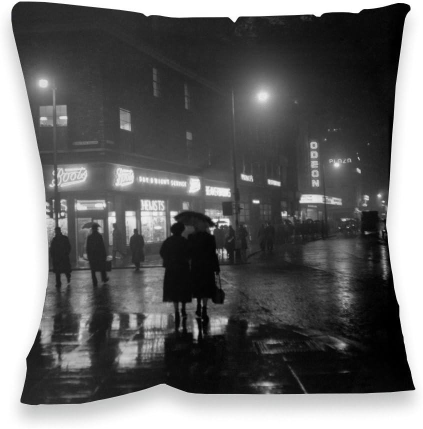 art247 Odeon Cinema 1953-40x40cm Premium Feather Filled Faux Suede Cushion