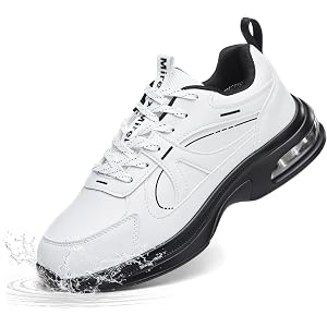 Mirekix Non Slip Work Shoes for Women | Waterproof & Oil Resistant Lightweight Comfortable Chef Sneakers for Restaurant & Foo