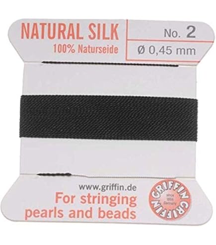 Griffin Medium Beading Needles — Size 24, 3.5 Inch Long, 25-Pack For Jewelry Making & Crafting