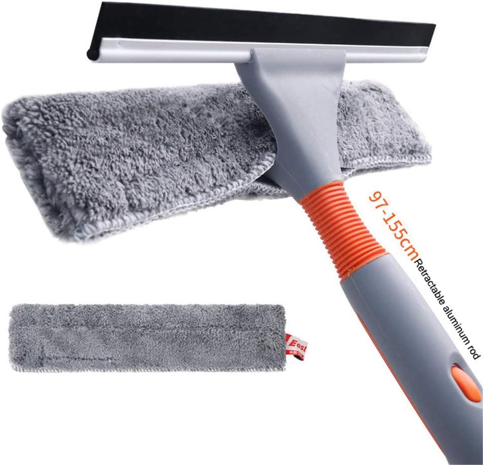 YXIUER Window Shower Squeegee, 2 in 1 Shower Squeegee with