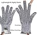 Cut Resistant Gloves 4 Pack - Safety Gloves Food Grade Cut Proof Gloves, Safety Cutting Glove for Hand Protection in Kitchen