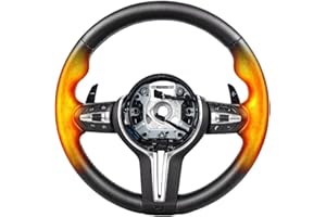 M Look Sport Steering Wheel Compatible With BMW F30 F32 F80 M3 F82 M4 W/Heating Full Leather NO(M3 With Heating Wire)