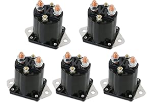 BUSIDN 5PCS 36V Electric Golf Cart Solenoid 4 Terminal, Repalcement For Club Car DS 1976-1998, Replaces # 8016