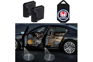 BBAUER 2pcs of Honda Car Door Projector Logo Lights,HD LED Welcome Logo Ghost Shadow Lamp Compatible with All Car Models