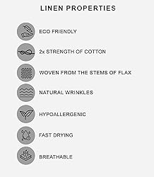 Ruvanti Premium Linen Napkins Set of 4-20x20