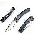 Everyday Carry Crooked River Knife, Axis Lock Knife with 3.7’’ D2 Steel Blade G10 Handle, EDC Manual Open Folding Pocket Knife with Thumb Stud, Belt Clip for Camping
