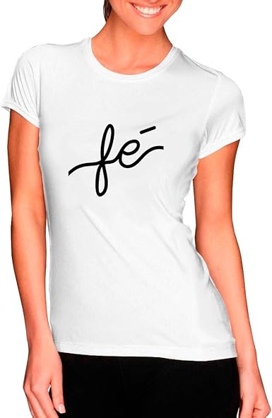 Blusa com nome fé feminina Clearance