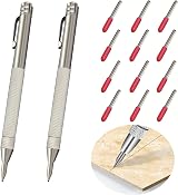 iHMeiju 2pc Tungsten Carbide Scriber Etching Pen, Magnet Tip, Glass Metal view 1