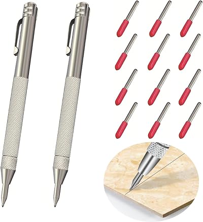 iHMeiju 2pc Tungsten Carbide Scriber Etching Pen, Magnet Tip, Glass Metal