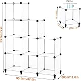 HOMIDEC 9 Cube Storage Bookcase Shelves Large Modular Organizer view 4