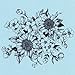DaLin 4 Sheets Sexy Temporary Tattoos for Women Flowers Collection (Daisy)