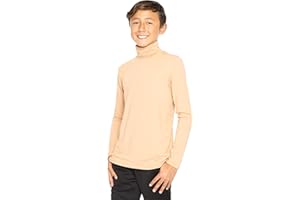 Oh So Soft Boy's Long Sleeve Poly Spandex Turtleneck