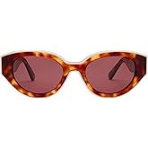 I-SEA Women's Polarized Sunglasses - Suki - Honey Tort/Plum Lens