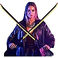 Phantom LED Cyberpunk Katana Sword Prop Replica Cosplay Gift Sword Lights (No Harness Strap, Orange)