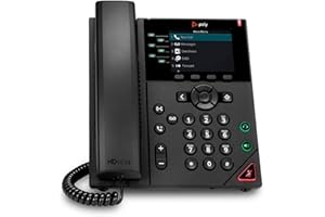 Polycom VVX 350 Business Six-line, Mid-Range IP Desk Phone with Color Display