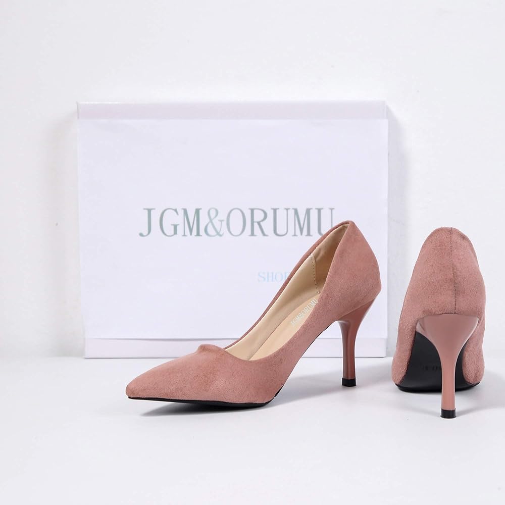 Amazon ファースト フクミ ポインテッドトゥ パンプス レディース