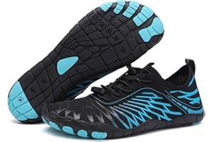 V OPXIN Hike Barefoot Shoes for Women Men with Wide Toe Box, Healthy & Non-Slip Breathable Barefoot Water Shoes Beach Pool Aqua Swim Surf Hiking Walking Shoes