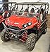 Kawasaki Teryx Full Folding Windshield (2016 & newer 800/800 4 models) | SCRATCH RESISTANT | Extreme versatility! Full, half or off in seconds | Premium Lexan MR10 poly w/Hard Coat | Made in America!