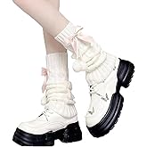 Neaonau Y2K Leg Warmer Cutecore Accessory Cutecore Leg Warmers for Women Girls, Clothes with Pom Poms Kawaii Leg Socks